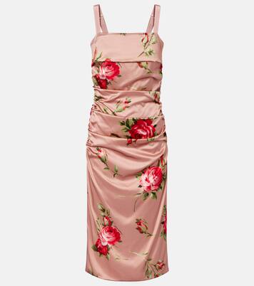 Vestido midi floral | Dolce&Gabbana