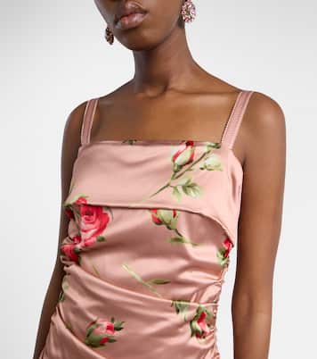 Vestido midi floral | Dolce&Gabbana