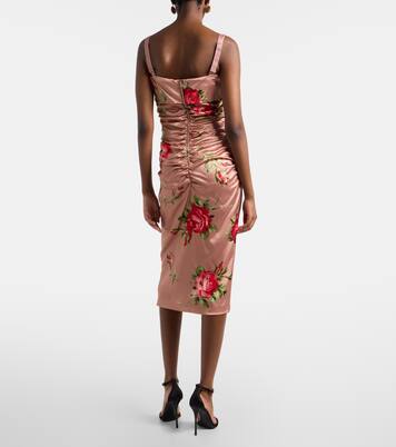 Vestido midi floral | Dolce&Gabbana