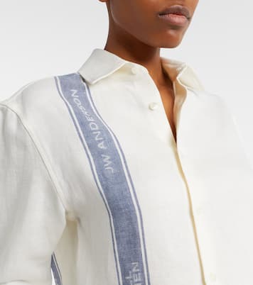 Cropped-Hemd aus Leinen | JW Anderson