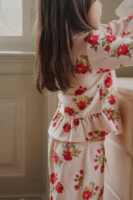 Velula floral cotton-blend pants | Konges Sløjd