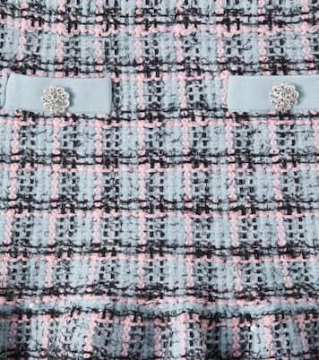Checked cotton-blend tweed skirt | Self-Portrait Kids