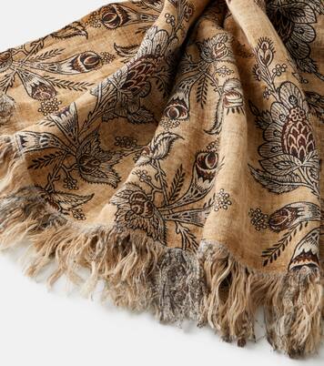 Tormento floral linen tablecloth | The House of Lyria