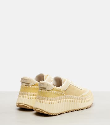 Baskets à plateforme Nama en daim | Chloé