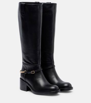 Dakota leather knee-high boots | Chloé