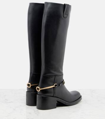 Dakota leather knee-high boots | Chloé