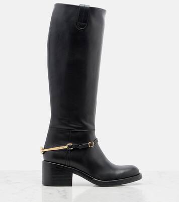 Dakota leather knee-high boots | Chloé