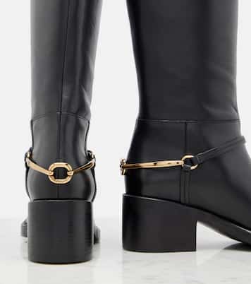 Dakota leather knee-high boots | Chloé