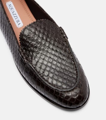 Mocassins College en cuir | Aquazzura