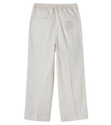 엠브로이더리 리넨 팬츠 | Dolce&Gabbana Kids