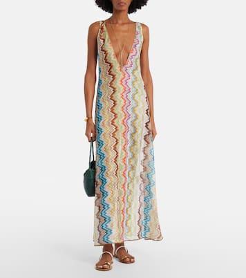 Zigzag maxi dress | Missoni