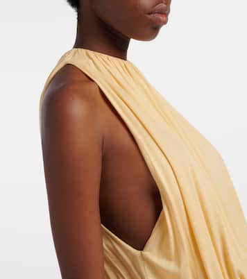 Gathered jersey maxi dress | Toteme