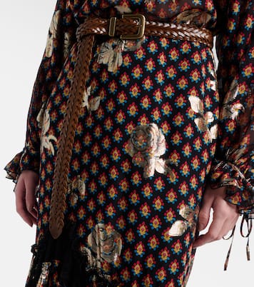 Braided leather belt | Etro