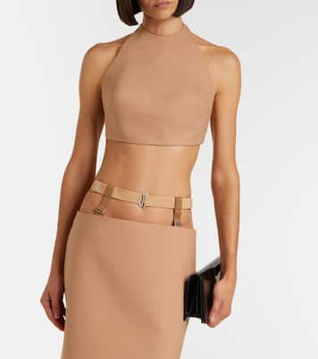 Crop top de mezcla de lana | Mugler