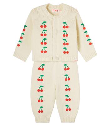 Bebé - set de cárdigan y pantalones de algodón | Tinycottons
