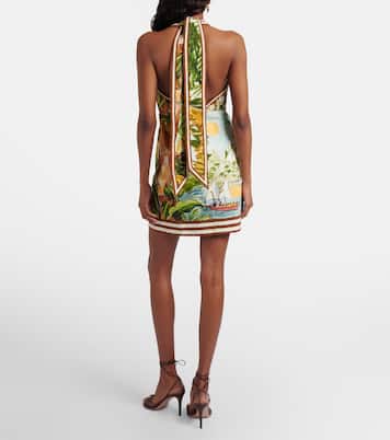 x Mokshini Toucan Tango cotton minidress | Alémais