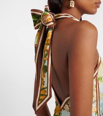 x Mokshini Toucan Tango cotton minidress | Alémais