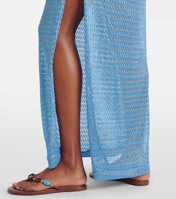 Robe longue Mariah en lamé | Melissa Odabash