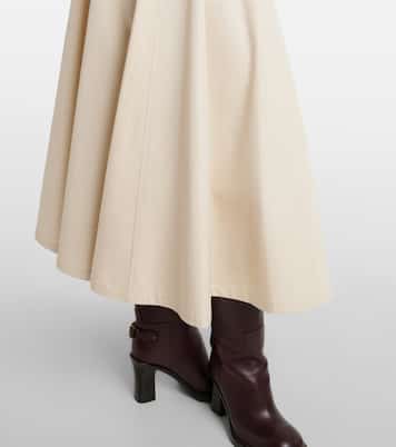 Midirock aus Baumwoll-Gabardine | Burberry