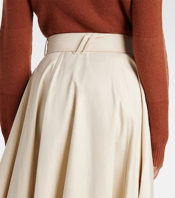 Midirock aus Baumwoll-Gabardine | Burberry