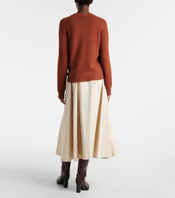 Midirock aus Baumwoll-Gabardine | Burberry