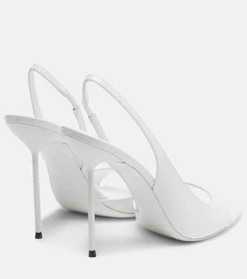 Sandales slingback Lidia en cuir verni | Paris Texas