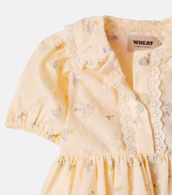 婴幼儿 — Adele花卉棉质连衣裙 | Wheat