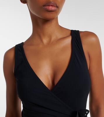 Rosetta floral-appliqué swimsuit  | Karla Colletto