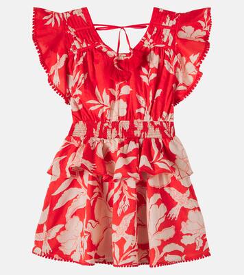 Noemi floral cotton dress | Poupette St Barth Kids