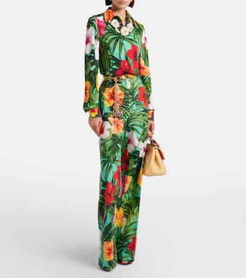 Bolso al hombro Sicily Small de rafia | Dolce&Gabbana