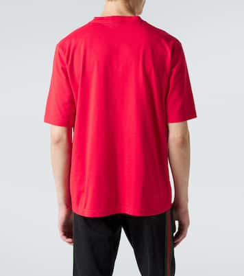 Logo cotton-blend jersey T-shirt | Gucci