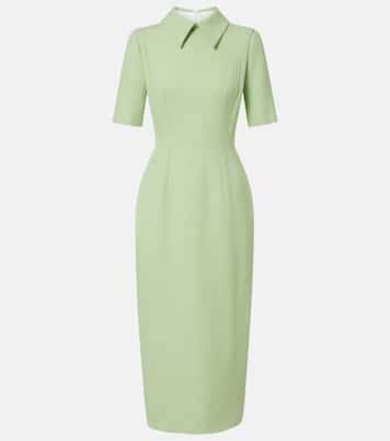 Valletta wool crêpe midi dress | Emilia Wickstead