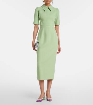 Valletta wool crêpe midi dress | Emilia Wickstead