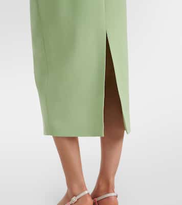 Valletta wool crêpe midi dress | Emilia Wickstead