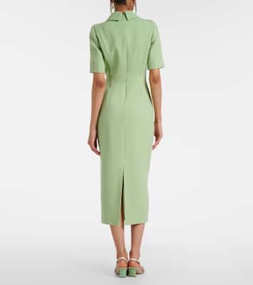 Valletta wool crêpe midi dress | Emilia Wickstead