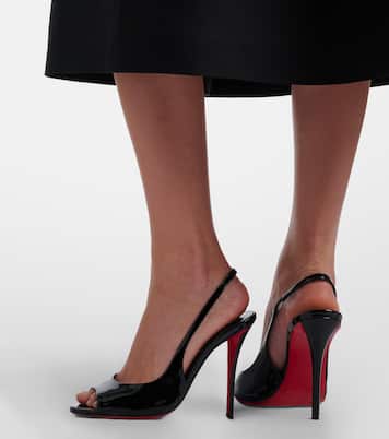 Slingback-Sandalen Miss Z aus Lackleder | Christian Louboutin