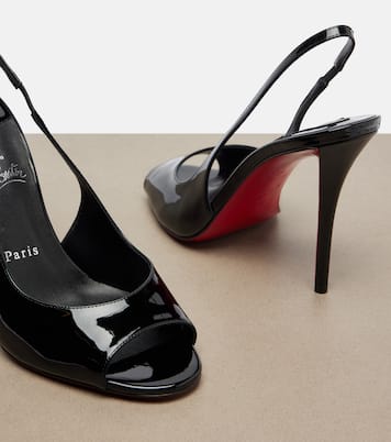 Slingback-Sandalen Miss Z aus Lackleder | Christian Louboutin