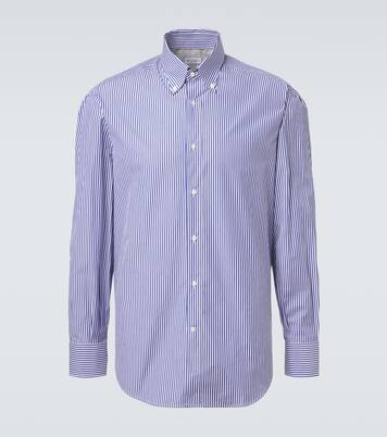 Striped cotton shirt | Brunello Cucinelli