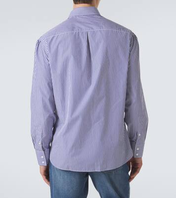 Striped cotton shirt | Brunello Cucinelli