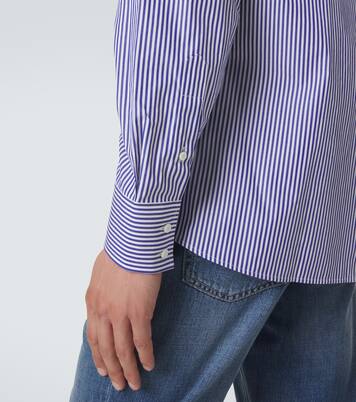 Striped cotton shirt | Brunello Cucinelli