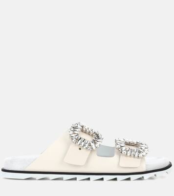 Sandalen Slidy Viv'  aus Leder | Roger Vivier