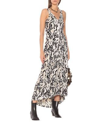 Robe midi imprimée | Rabanne