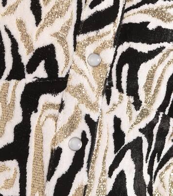 Robe midi imprimée | Rabanne