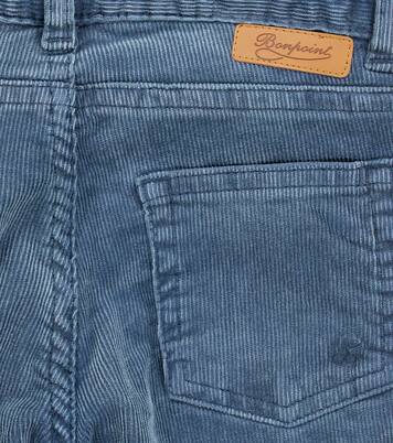 Twiggy slim cotton corduroy pants | Bonpoint