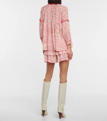 Blouse Clara à fleurs | Poupette St Barth