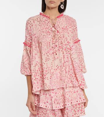 Blouse Clara à fleurs | Poupette St Barth