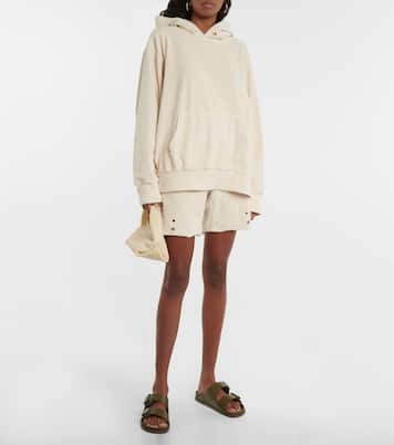 Shorts Snap Front aus Samt | Les Tien