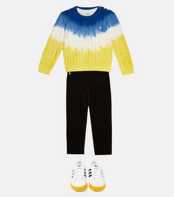 Ombré cotton cable-knit sweater | Polo Ralph Lauren Kids