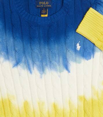 Ombré cotton cable-knit sweater | Polo Ralph Lauren Kids