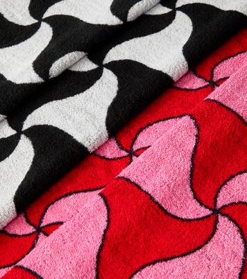 Printed cotton beach towel | Bottega Veneta